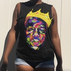 Biggie smalls abstract muscle tank